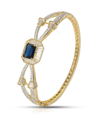 Geometric Halo Bangle