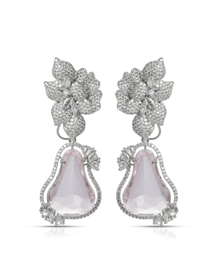 Bloom Crystal Drop Earrings