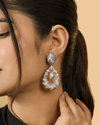 Sapphire Cascade Earrings