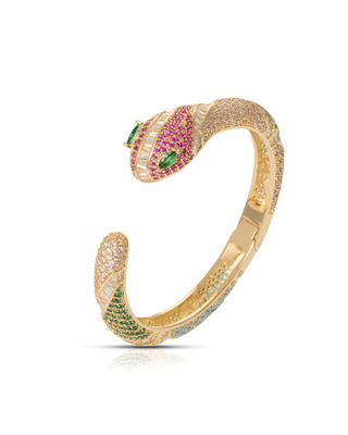 Enchanted Serpent Cuff Bracelet