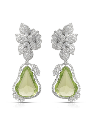 Bloom Crystal Drop Earrings
