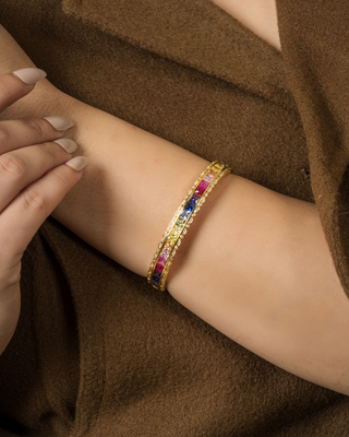 Rainbow Tennis Bangle