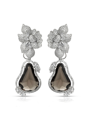 Bloom Crystal Drop Earrings