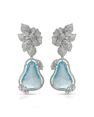 Bloom Crystal Drop Earrings