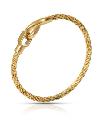 Gold Stainless Steel Wire Bracelet