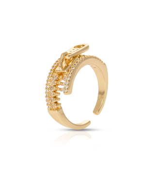 Aurora Lock Statement Ring
