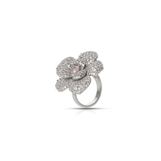 Blooming Blush Floral Ring
