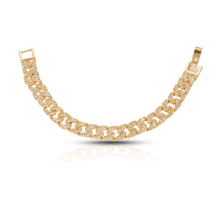 Diamond Pavé Cuban Link Bracelet