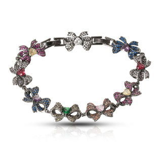 Multicolor Butterfly Charm Bracelet