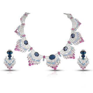 Celestial Sapphire Luxe Collar Set