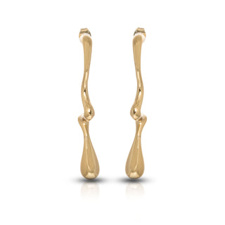 Golden Tear Earrings